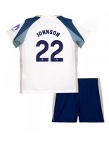 Tottenham Hotspur Brennan Johnson #22 Domácí dres pro děti 2025-26 Krátký Rukáv (+ trenýrky)